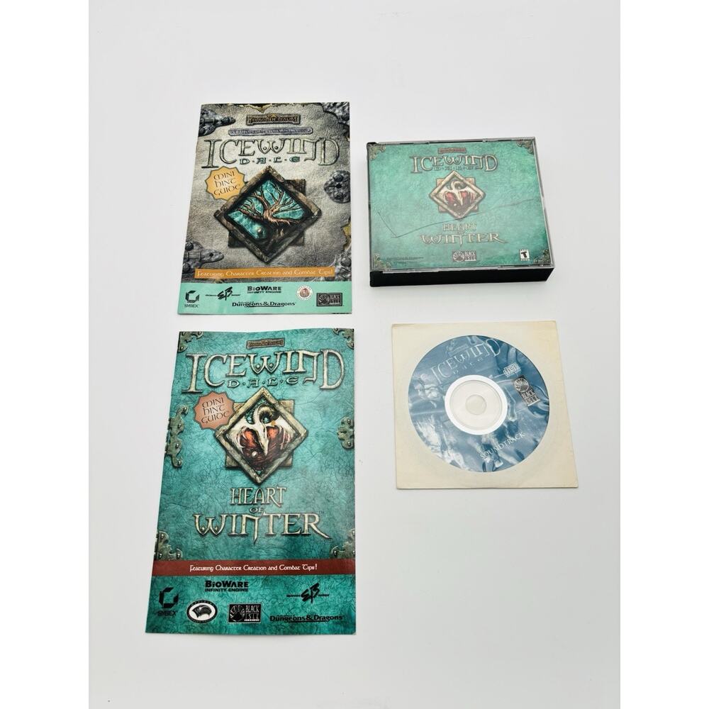 Icewind Dale Heart of Winter PC Game (PC, 2001) Very Good Condition